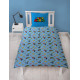 Parure de Lit Enfant Super Mario, Textile Oeko-Tex, Lit 1 place, Housse de Couette 140x200 cm, Taie d'Oreiller 63x63 cm