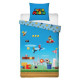 Parure de Lit Enfant Super Mario, Textile Oeko-Tex, Lit 1 place, Housse de Couette 140x200 cm, Taie d'Oreiller 63x63 cm