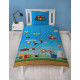 Parure de Lit Enfant Super Mario, Textile Oeko-Tex, Lit 1 place, Housse de Couette 140x200 cm, Taie d'Oreiller 63x63 cm
