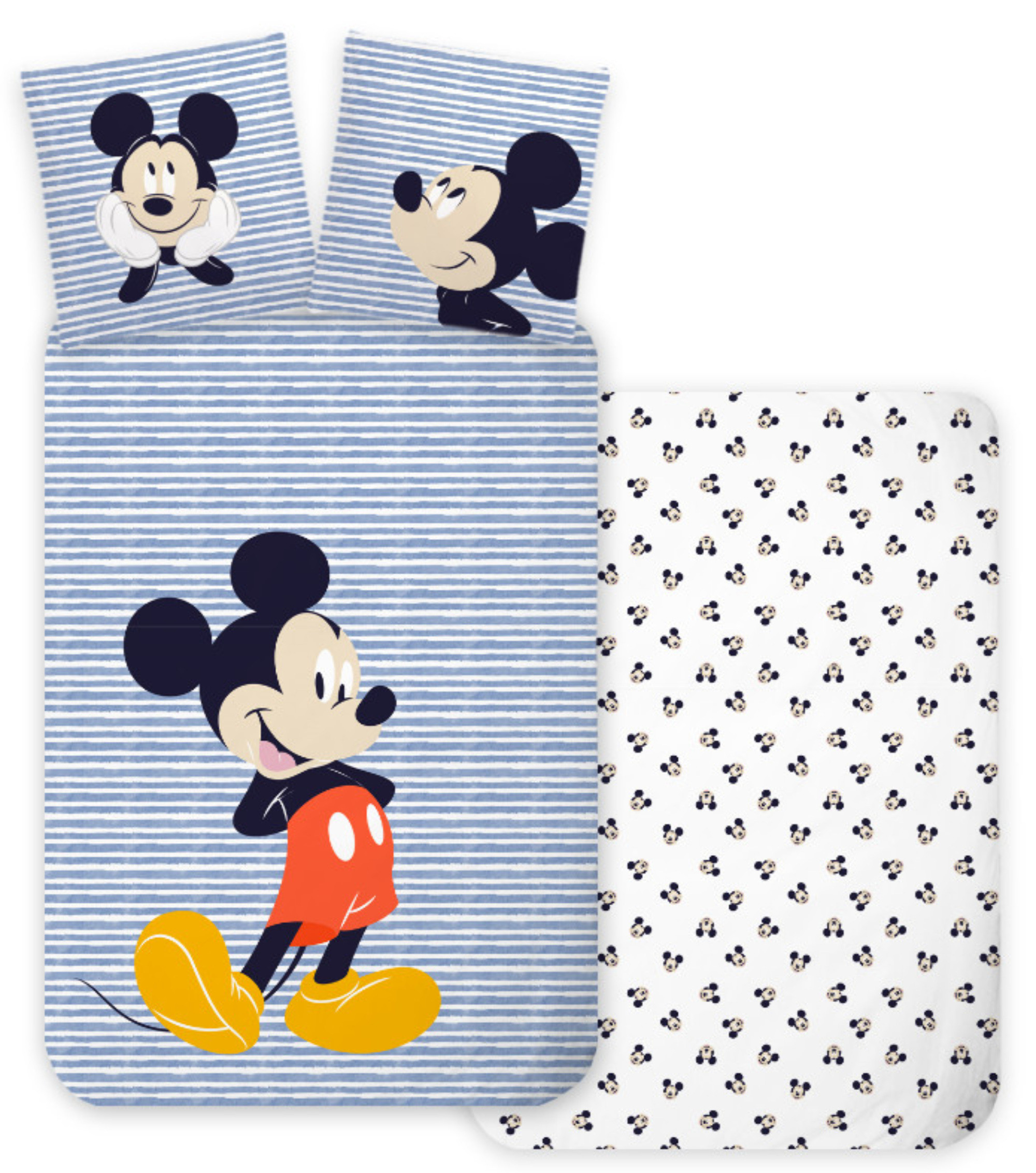 Parure De Lit 101 Dalmatiens Jerry Fabrics - Housse 100x135 Cm + Taie 40x60 Cm Réversible Bébé