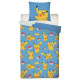 Pokémon - Parure de Lit Enfant Pikachu et Starter - Housse de Couette 140x200 Taie d'Oreiller 63x63 cm