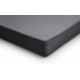 Drap Housse Satin de Coton Gris Anthracite - Lit 140x200 cm