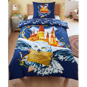 Harry Potter Hedwige - Parure de Lit Enfant - Housse de Couette