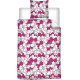 Parure de Lit Enfant Hello Kitty Pink, Polycoton Oeko-Tex, Lit 1 place, Housse de Couette 140x200 cm, Taie d'Oreiller 65x65 cm