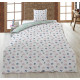 Parure de Lit Enfant Stitch et Scrump, Polycoton Oeko-Tex, Lit 1 place, Housse de Couette 140x200 cm, Taie 65x65 cm